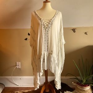 Boho beach cover up